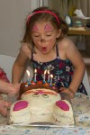Emma at her 6th birthday party